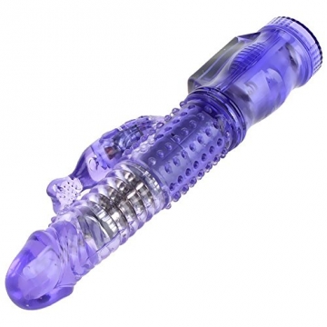 Greenpinecone Wasserdichte Vibratoren G-Punkt und Klitoris Stimulation Silikon-Dildos Massage Clitoral Stimulator in Lila - 2