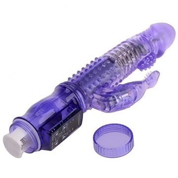 Greenpinecone Wasserdichte Vibratoren G-Punkt und Klitoris Stimulation Silikon-Dildos Massage Clitoral Stimulator in Lila - 3
