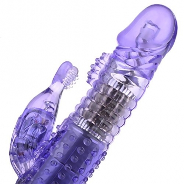 Greenpinecone Wasserdichte Vibratoren G-Punkt und Klitoris Stimulation Silikon-Dildos Massage Clitoral Stimulator in Lila - 5
