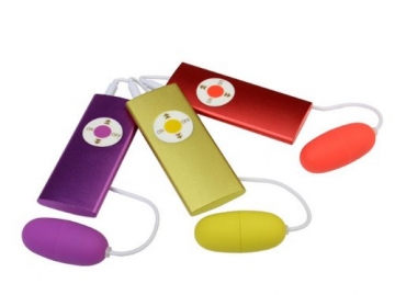 Hong Kong Fashion Leten Mp3 Formular Lademodus Vibro-Ei Eier Taschen Sexspielzeug für Frauen Quiet Wechselrichter / Wired Einzel Vibro-Ei (Rot) - 4