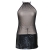 iiniim Sexy Damen Lingerie Dessous Lack Leder Clubwear Minikleid Partykleid - 3