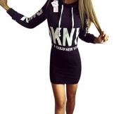 ipretty Herbst kapuzenpullover damen Blusekleid Casual Sweatshirt Hoody Pulli - 1
