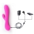 LuxuryToys Amy wasserdichter Silikon Rabbit Vibrator mit Voice Control Funktion (Klitoris Stimulation, G Punkt Vibrator, Aufladbar, über 40 Einstellungsmöglichkeiten) (Pink) - 3
