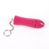 Luxus Tussy Pinker Dildo Schlüsselanhänger aus Holz - 1