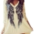 Minetom Damen Sexy V-Aussichnitt Angel Wing Engel Flügel Bluse Pullover Pulli Langarm T-shirt Tops Bluse ( DE 42 ) - 1