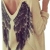 Minetom Damen Sexy V-Aussichnitt Angel Wing Engel Flügel Bluse Pullover Pulli Langarm T-shirt Tops Bluse ( DE 42 ) - 2