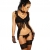 Reizwäsche Dessous Süßes Neglige Babydoll + String schwarz, Größe:Einheitsgröße - 1