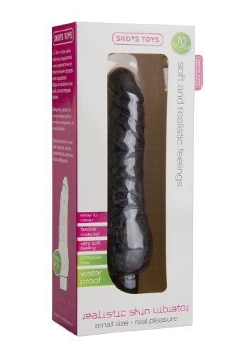 Shots Toys Realistischer Vibrator, klein, schwarz, 1 Stück - 2