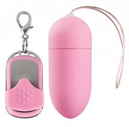 Shots Toys Vibrator-Ei mit 10 Geschwindigkeitsstufen, mit Fernbedienung, groß, rosa, 1 Stück - 1