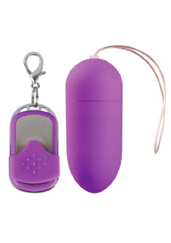 Shots Toys Vibrator-Ei mit 10 Geschwindigkeitsstufen, mit Fernbedienung, groß, violett, 1 Stück - 2