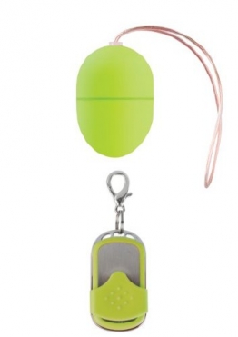 Shots Toys Vibrator-Ei mit 10 Geschwindigkeitsstufen, mit Fernbedienung, klein, grün, 1 Stück - 1