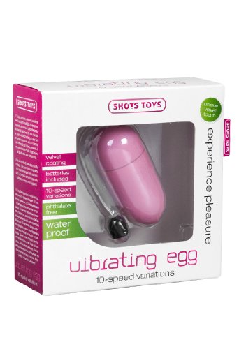 Shots Toys Vibrator-Ei mit 10 Geschwindigkeitsstufen, rosa, 1 Stück - 2