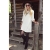 Sitengle Damen Langarmshirt Kleider Casual Oberteile Bluse Rundhals Langarm Frauen T-Shirt Tops Faltenkleid Mini Kleid - 2