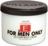 Village For Men Only Body Cream mit Vitamin E, 1er Pack (1 x 500ml) - 1